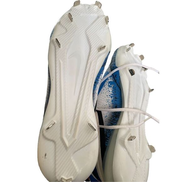 Nike Zoom Trout 3 Baseball Cleat Men’s Size 12 Blue White - Picture 5 of 12